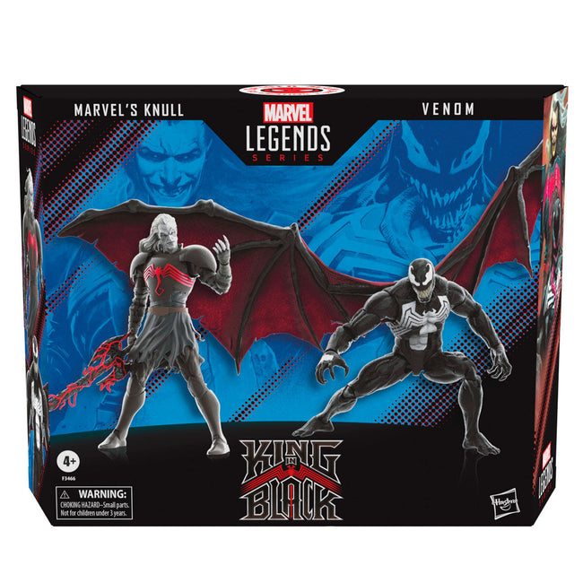 Blister 2 Figuras Mavel Knull Y Venom King In Black Marvel L Hover Image