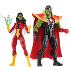 Figuras Skrull Queen & Super Skrull Beyond Earth Mightiest L
