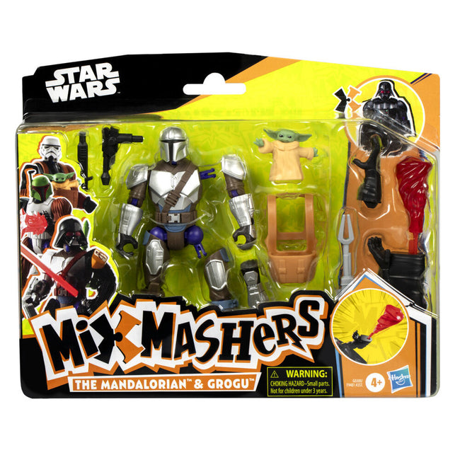 Figura The Mandalorian & Grogu Deluxe Mix Mashers Star Wars Hover Image