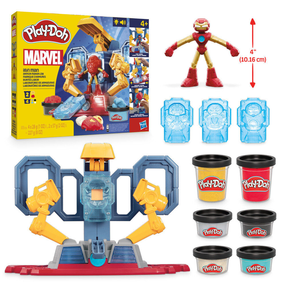 Laboratorio De Armaduras Iron Man Marvel Play-Doh