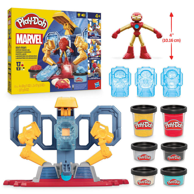Laboratorio De Armaduras Iron Man Marvel Play-Doh Hover Image