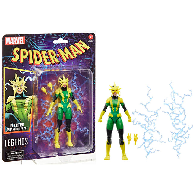 Figura Electro Francine Frye Spider-Man Marvel 15Cm Hover Image