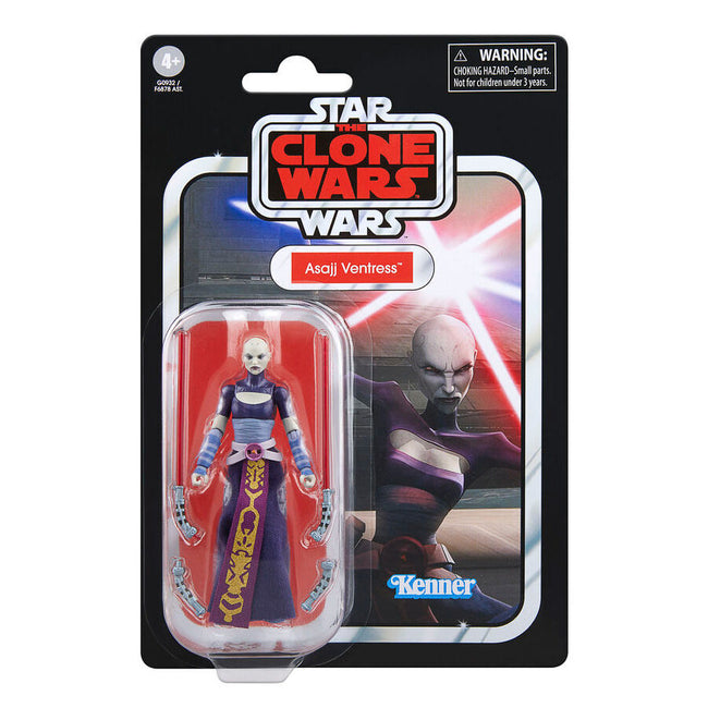 Figura Asajj Ventress La Guerra De Los Clones Star Wars 9,5C Hover Image