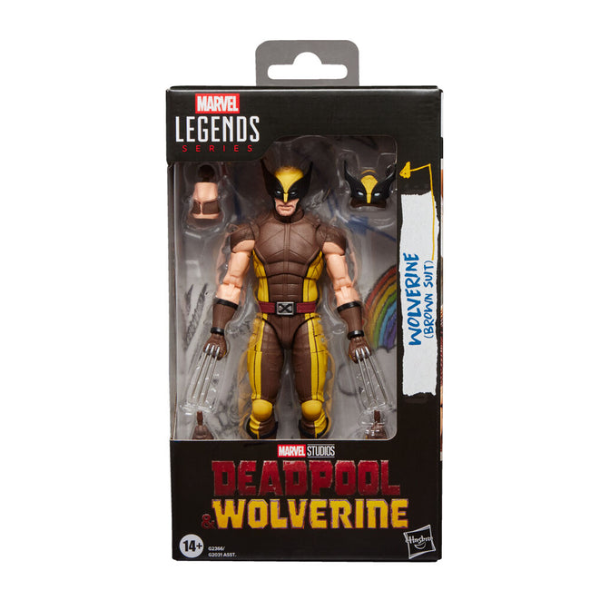 Figura Wolverine Brown Suit Deadpool & Wolverine Marvel Lege Hover Image