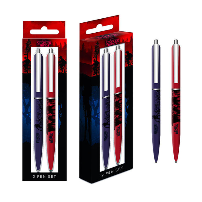 Set 2 Bolígrafos Stranger Things Hover Image