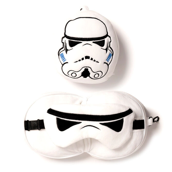Almohada Viaje Antifaz Soldado Imperial Stormtrooper Star Wa
