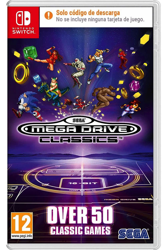 Sega Mega Drive Classics Code in a Box Switch Hover Image