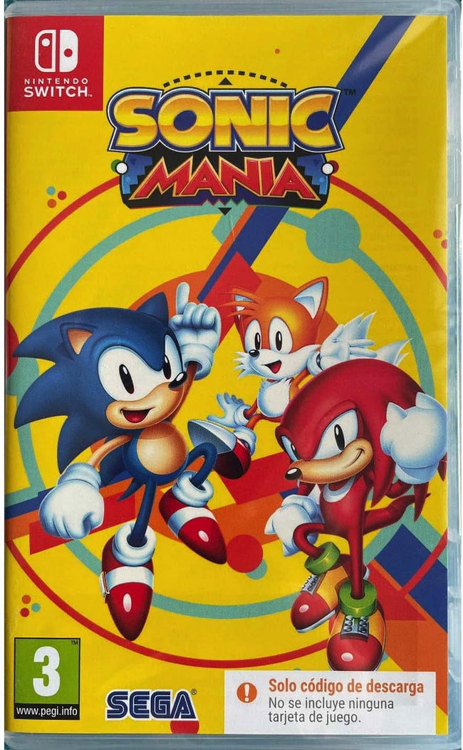 Sonic Mania Code in a Box Switch Hover Image