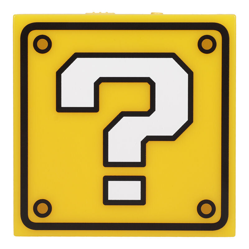 Lámpara Question Block De Super Mario 19 Cm
