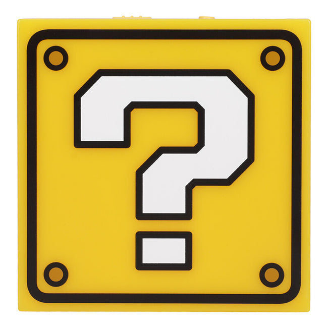Lámpara Question Block De Super Mario 19 Cm Hover Image