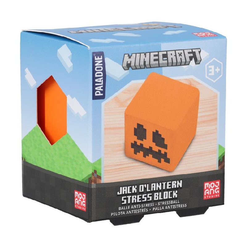 Minecraft - Cubo Antiestrs Naranja