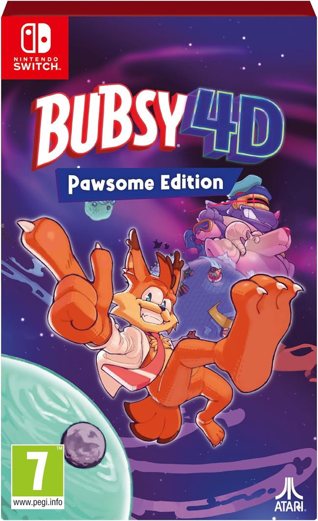Bubsy 4D - Pawsome Edition Switch Hover Image