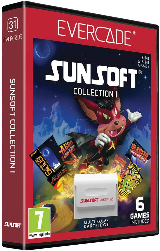 Cartucho Evercade Sunsoft Collection 1 Hover Image