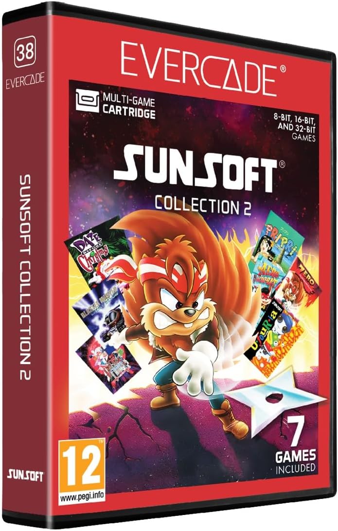 Cartucho Evercade Sunsoft Collection 2