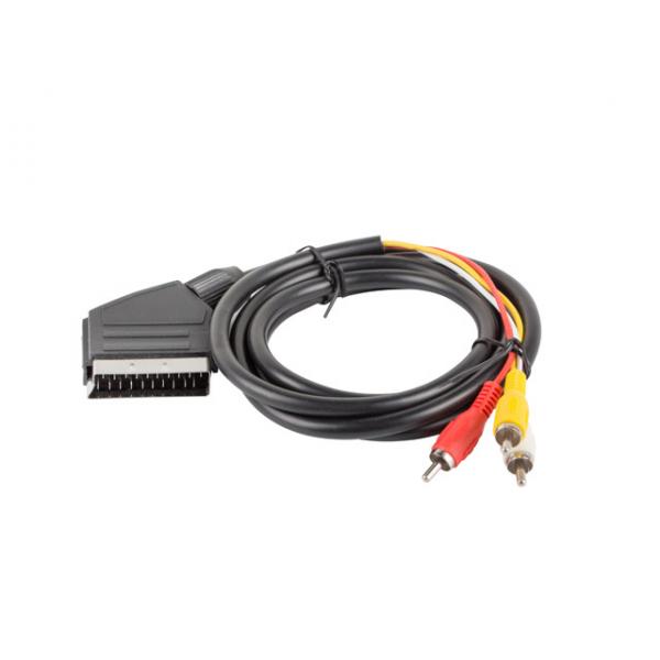Cable Euroconector Lanberg Macho 3X Rca