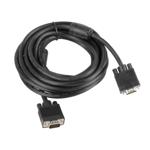 Cable Vga Lanberg Macho - Macho Ferrita 5M Negro