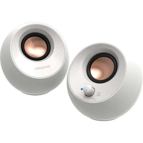 Altavoces Creative Pebble V3 2.0 Usb-C Blanco