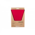 Funda Universal Silver Ht Para Tablet 9 - 10.1 Pulgadas + Teclado Con Cable Micro Usb Rojo - Blanco
