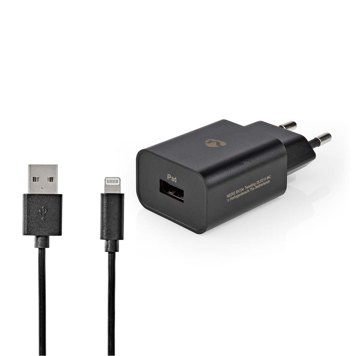 Nedis Cargador 1X 2.4 A Usb-A De 8 Pines (Suelto)