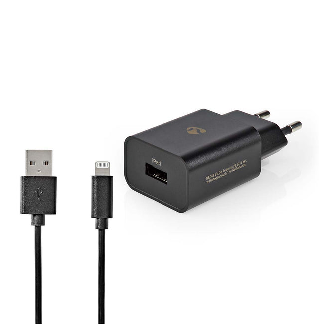 Nedis Cargador 1X 2.4 A Usb-A De 8 Pines (Suelto) Hover Image