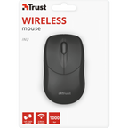Ratón Trust Small Wireless Mouse Inu - Black (sensor Optico De 1.000 Ppp Reales)