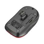 Ratón Trust Wireless Mouse Inu - Red (sensor Optico De 1.000 Ppp Reales)