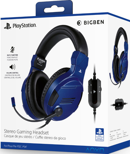 Accesorio Bigben Stereo Gaming Headset Azul (ps4) (official) Playstation 5 PS5