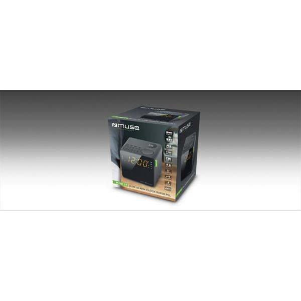 Muse M-187 Cr Black / Radio Despertador