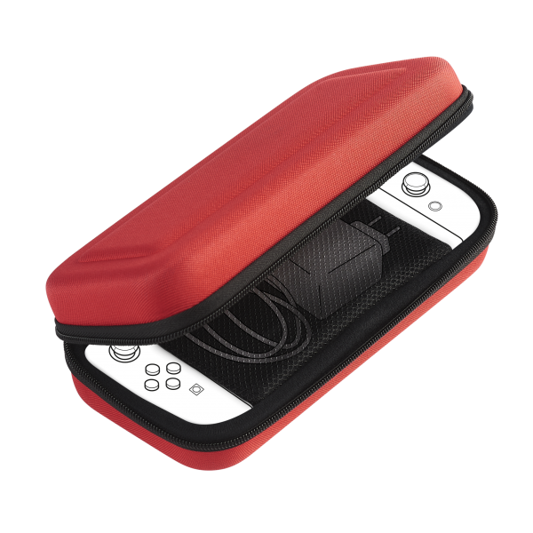 Accesorio Bigben Transport Case-l Red (rojo) (switch / Oled / Lite )