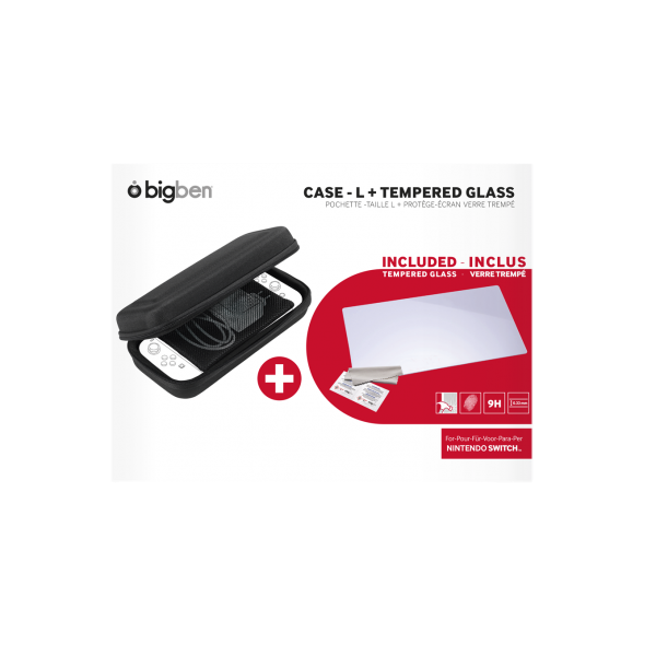 Accesorio Bigben Case-l & Tempered Glass Screen Protecor (switch / Oled / Lite )