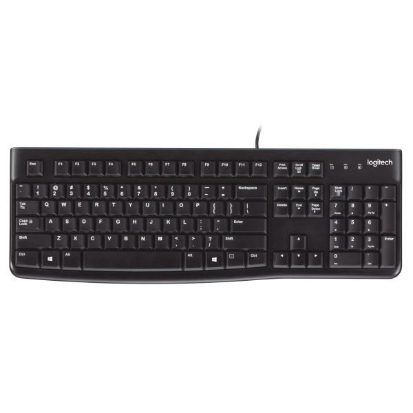 Teclado Logitech K120 USB Con Cable QWERTY