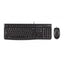 Teclado Y Mouse Logitech Mk120 Frances Con Cable Usb P/n:920-002539