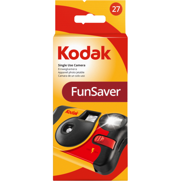 Kodak Funsaver Con Flash Incorporado - 27 Exposiciones En Color / Cámara Desechable Main Image