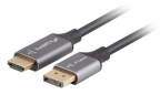 Cable Lanberg Displayport A Hdmi 4K Macho/Macho 1.8M Negro -