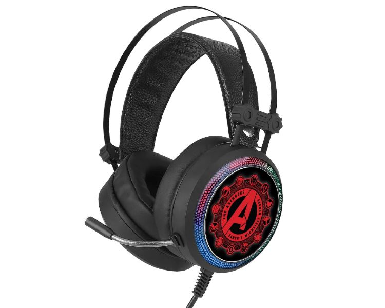 Auricular Gaming Avengers Marvel Multicolor