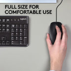 Logitech B110 Silent USB 1000 DPI Negro