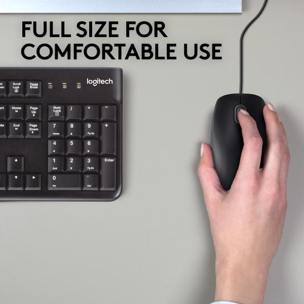 Logitech B110 Silent USB 1000 DPI Negro