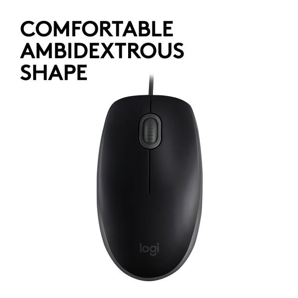 Logitech B110 Silent USB 1000 DPI Negro