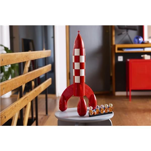 Set de construcción LEGO Ideas 21367 El Cohete Lunar de Tintín 1283 piezas