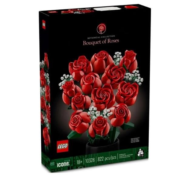 Lego Botanical Collection Ramo De Rosas