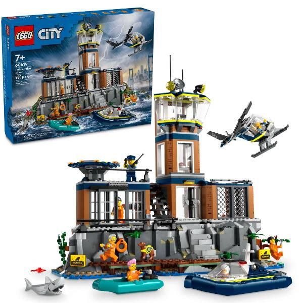 Set de Construcción LEGO City 60419 Comisaría de Policía en la Isla Prisión