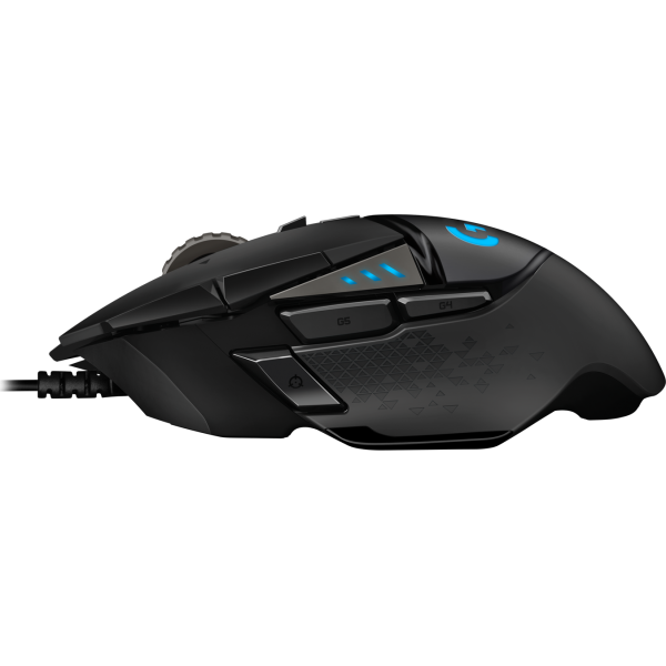 Mouse Logitech Gaming G502 Hero 16000dpi 11 Botones Color Negro