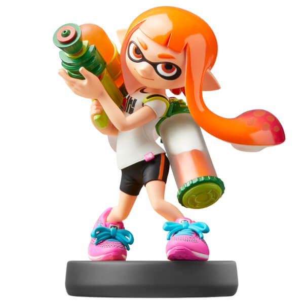 Figura Amiibo S. Smash Bros: Inkling Chica Main Image