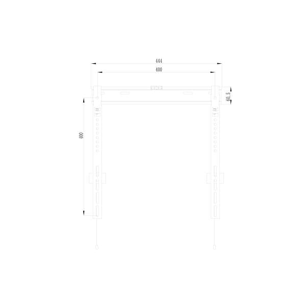 Soporte Pared Equip Vesa Hasta 55 Pulgadas 400x400mm Max 55kg