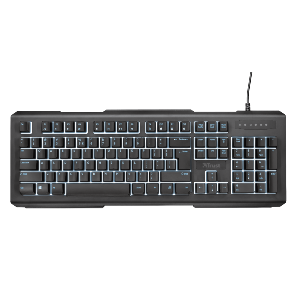 Teclado Trust Multimedia Backlit Keyboard Lito Main Image