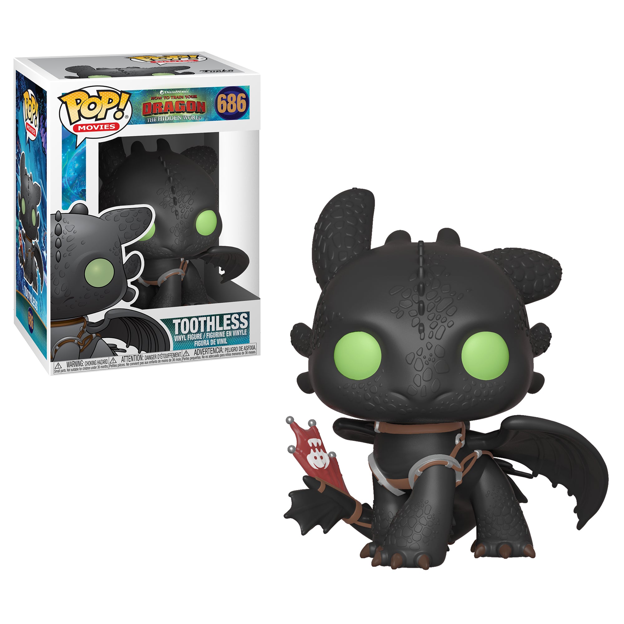 FUNKO POP Toothless 686 - Como Entrenar a tu Dragón - 889698363556