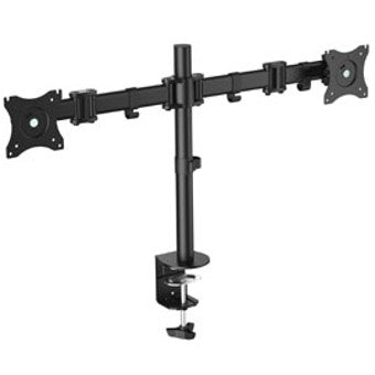 Soporte Doble Pantalla Equip 13 Pulgadas - 27 Pulgadas Inclinable Giratorio 360 Max 8 Kg Vesa Max 100x100