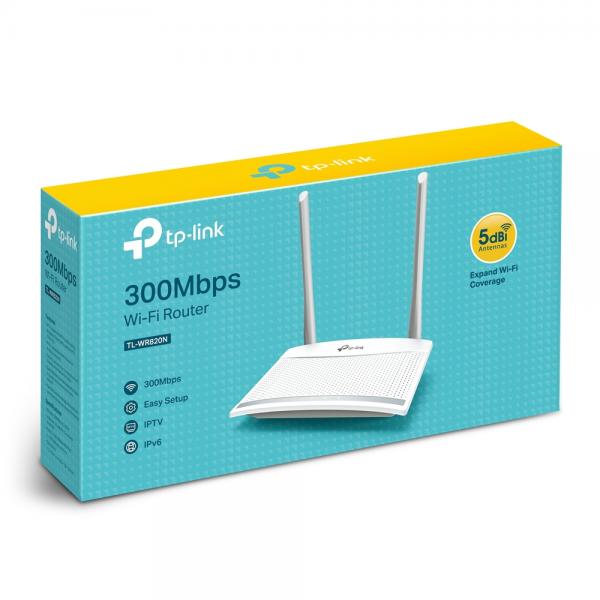 TP-Link TL-WR820N 2.4GHz 300Mbps - Router