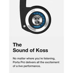 Koss Porta Pro Micrófono Jack 3.5mm Negro