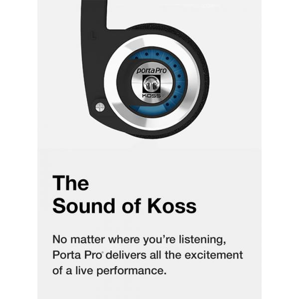 Koss Porta Pro Micrófono Jack 3.5mm Negro